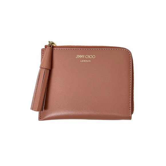 Jimmy ChooAthini Coin Holder Wallet in Powder Pink